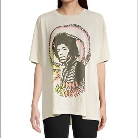 Jimi Hendrix Spiral Graphic T-Shirt - Picture 1 of 3